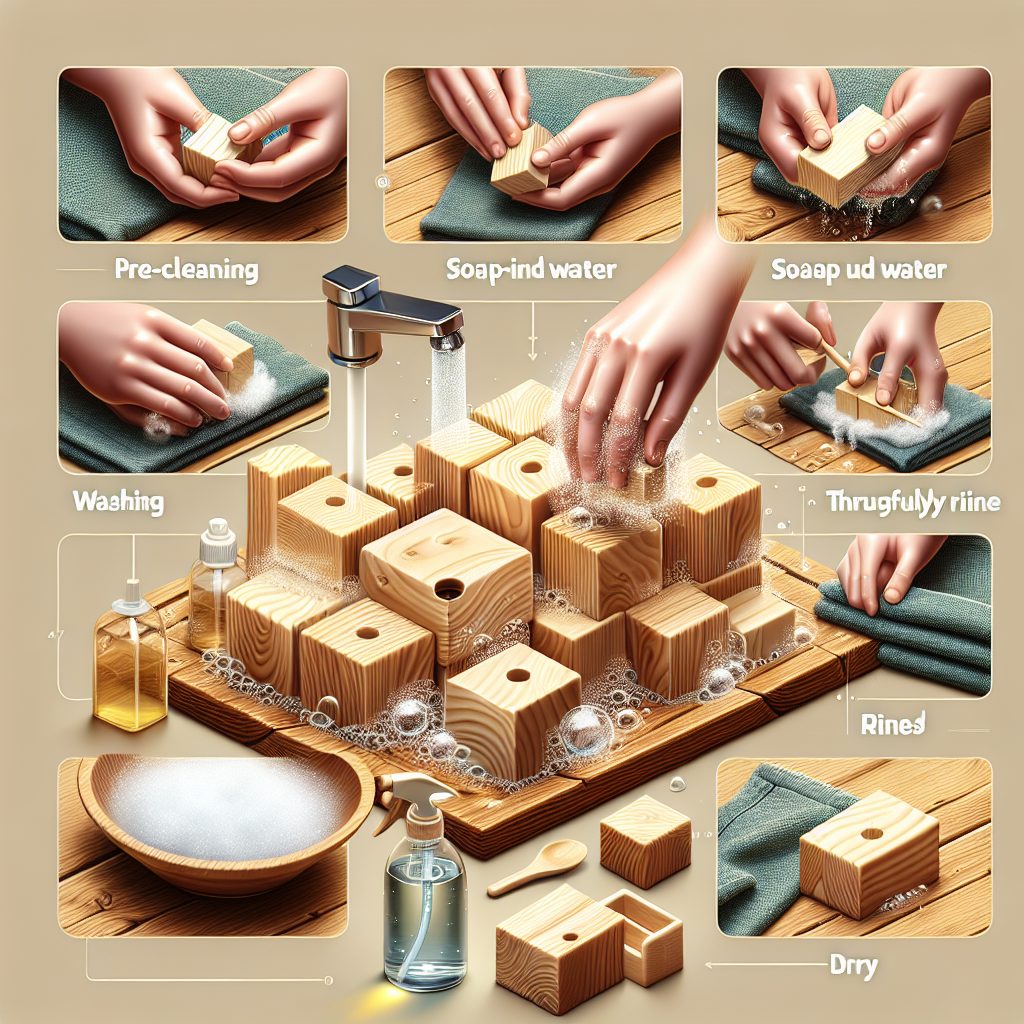 How Do You Sanitize Wooden Blocks 