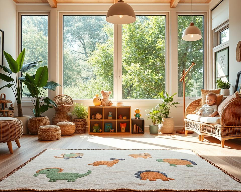 low-toxin toddler play space