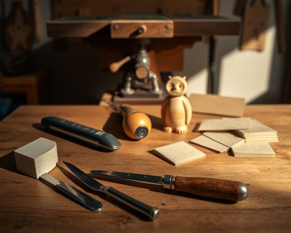 wood carving tools and materials