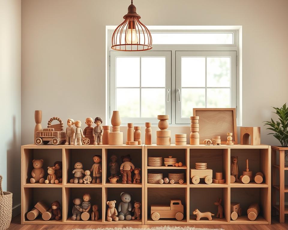properly storing wooden toys