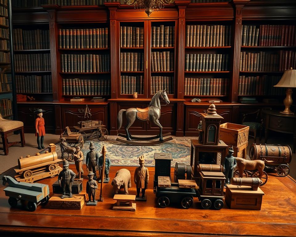 collecting antique wooden toys