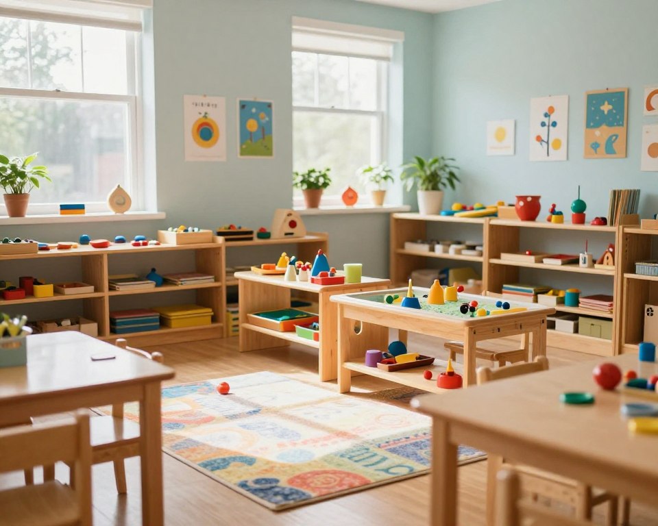 montessori playroom organization