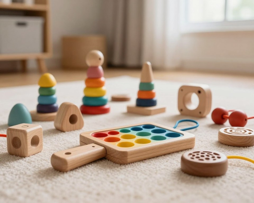 wooden toys for sensory seekers