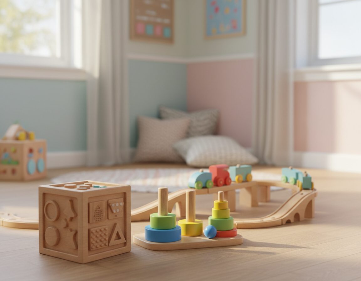 calming wooden toys for anxiety