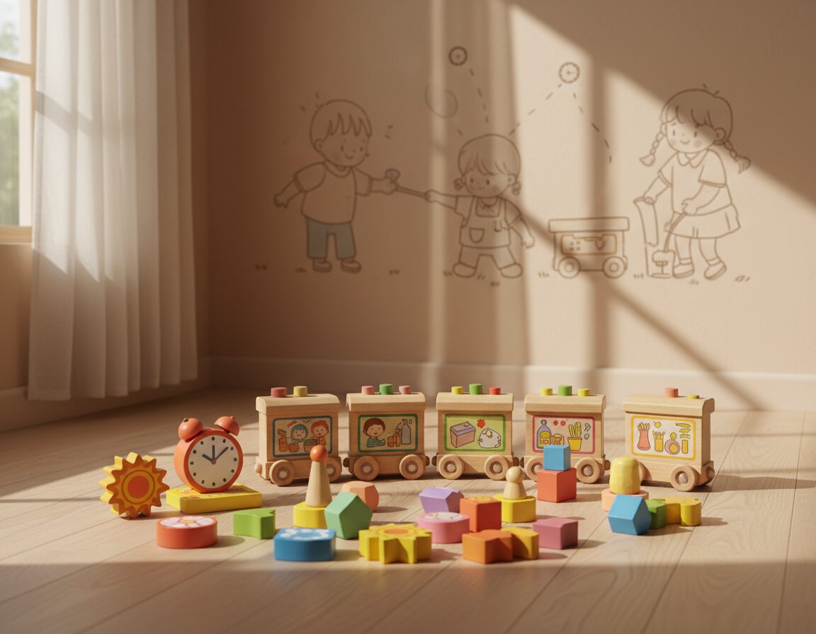 Wooden Toys That Help Build Daily Routines