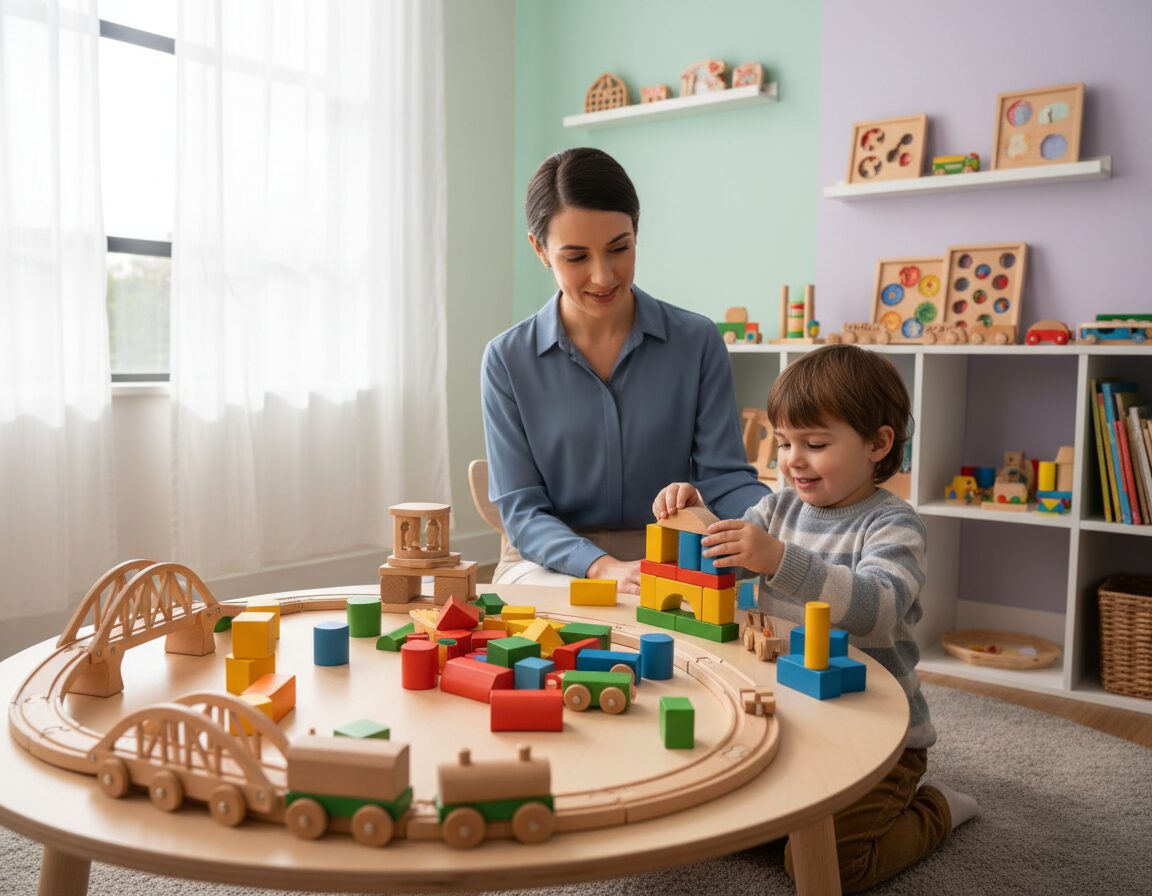 wooden toys in child therapy